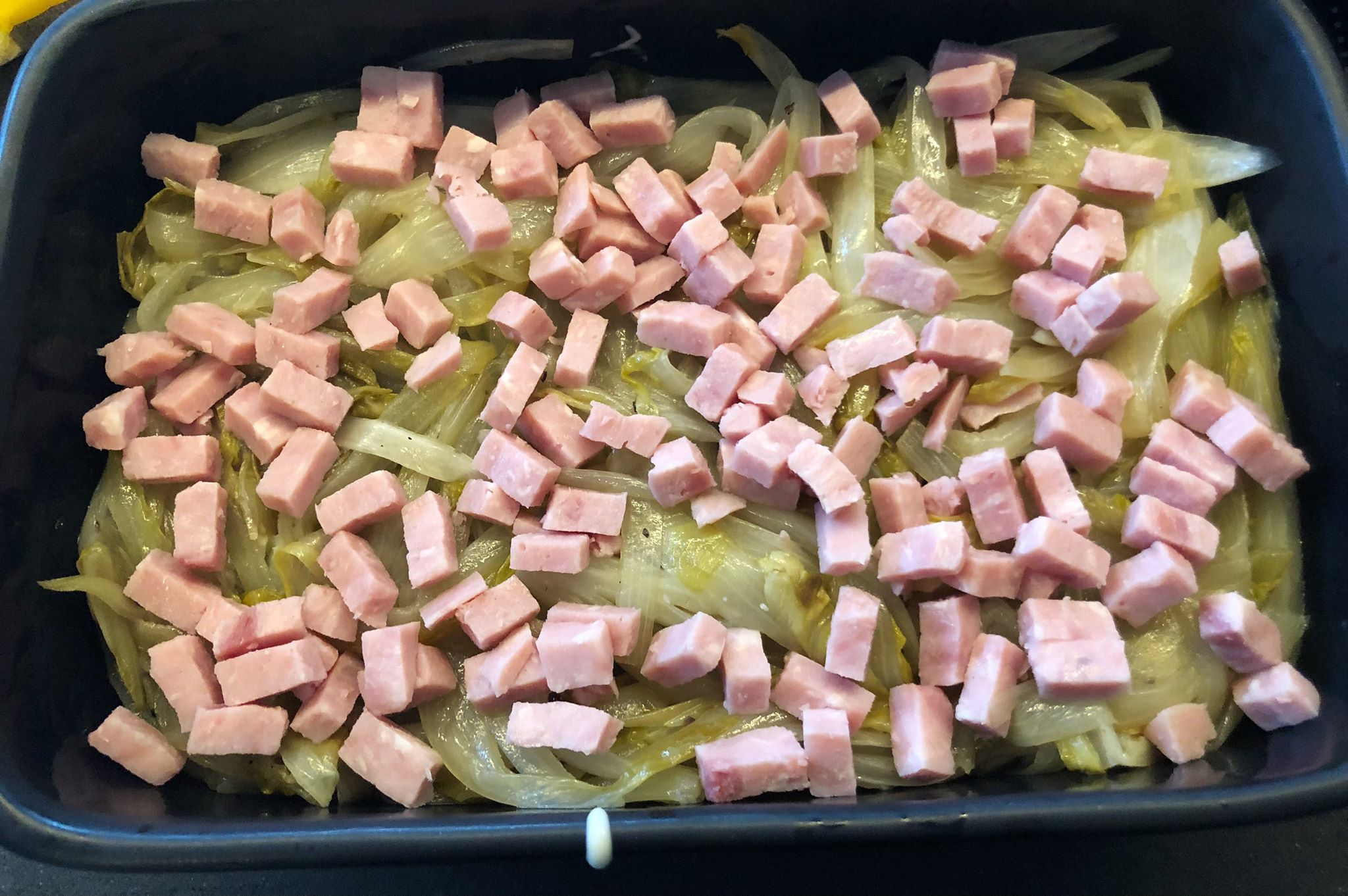 Lasagne van witloof met ham